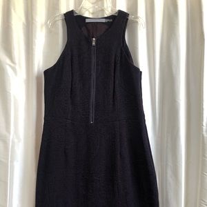 Burgundy Andrew Marc New York dress.